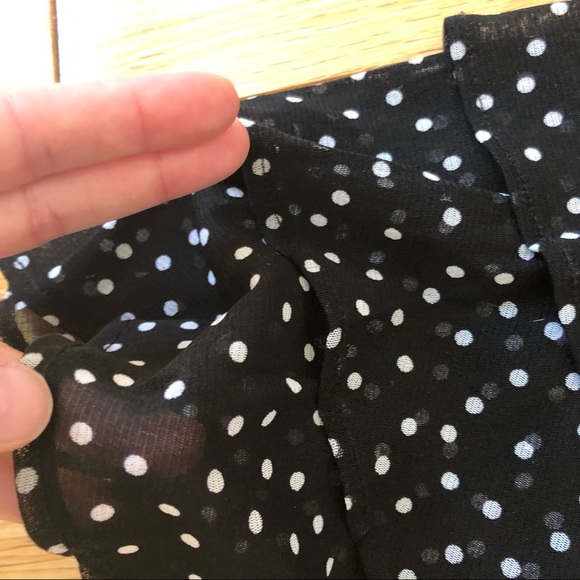 INC Polka Dot Bell Sleeves Dress - Picture 3 of 8